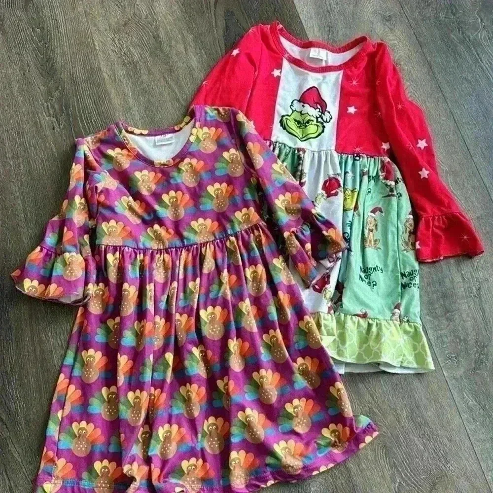 Little Children’s Boutique dress lot.  2 dresses included.  Girls size 4T.